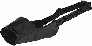 TRIXIE Muzzle loop for dogs - 21 cm basket circumference - 7.5 cm basket length - e.g. for visits to the vet or train journeys - infinitely adjustable neck strap - snap closure - 1922