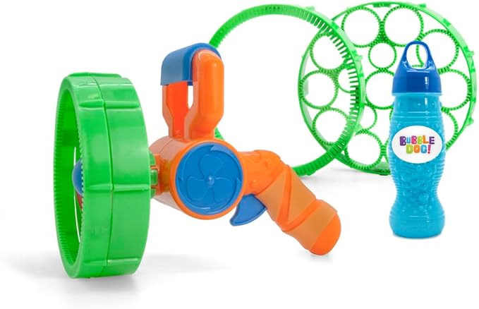 Bubble Dog Bubble Gun– Automatic Bubble Blaster with LED Lights Pet & Kid-Friendly Bubble Machine Rechargeable Outdoor Toy for Dogs, Toddlers & Kids Backyard Fun, Garden Parties, Summer Gifts