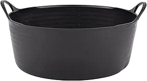 Tubtrug Small Shallow Black 15L