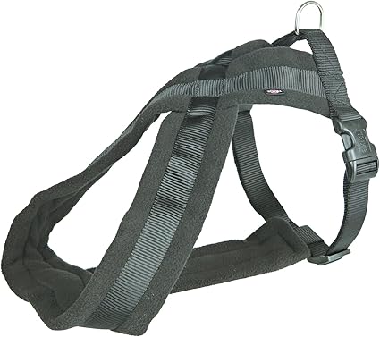 Trixie 20421 Premium Harness L-XL 70-100 cm/ 25 mm Black