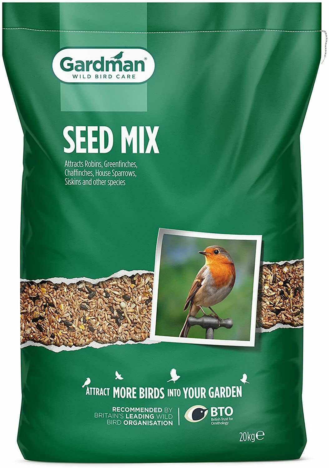 Gardman Seed Mix Quality All Purpose Garden Wild Bird Food 20kg