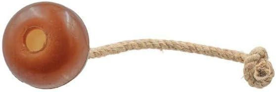 Sotnos Earth Aware Natural Tug & Throw Dog Toy, – Strong and Flexible Tug Toy for Fetch and Interactive Play, Made with Durable Rubber, Great for Bonding and Daily Dog Exercise