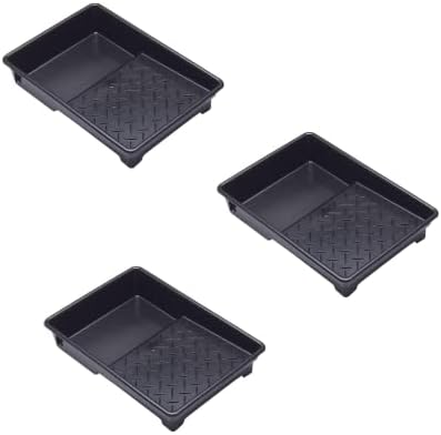 7 Inch 100% Recycled Plastic Paint Roller Tray With Textured Anti-Skid Grip, Ideal For Trade & DIY Rollers Up To 7" Wide and All Types Of Paint, Varnish, Woodstain