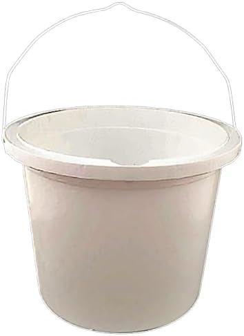 2.5 Litre Plastic Paint Kettle with Metal Handle – Durable & Easy to Clean Decorator Paint Bucket – For Water-Based, Solvent Paints, Cleaning Solutions & Tools