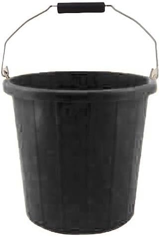 2 Gallon Builders Bucket 10 Litre – Heavy Duty Utility Bucket Mixing Pail with Sturdy Handle – Dual-Scale Markings – Perfect for Outdoor, Construction & Gardening Tasks