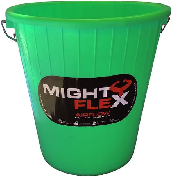 5L Mightyflex Calf Feeding Bucket – Heavy Duty Multi-Purpose Plastic Farm Tub – Reusable, Compact & Easy to Carry – For Livestock Feeding, Mixing, Gardening & More – Multiple Colours