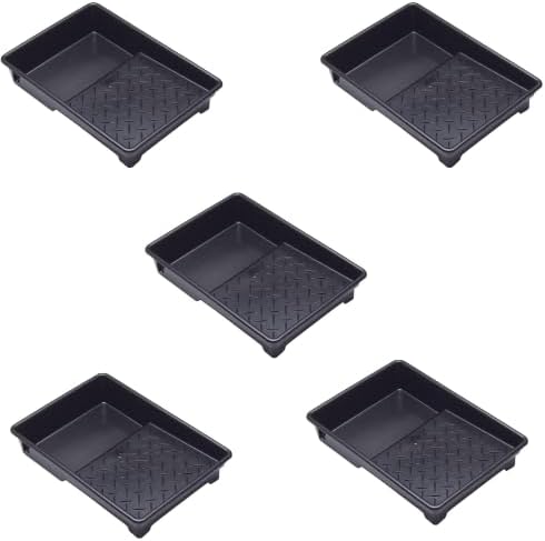 10 Inch 100% Recycled Plastic Paint Roller Tray With Textured Anti-Skid Grip, Ideal For Trade & DIY Rollers Up To 10" Wide and All Types Of Paint, Varnish, Woodstain