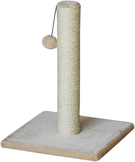 Cat Scratcher Post – 47cm Durable Sisal Claw Tower with Soft Carpet Base – Stable Vertical Post for Healthy Scratching – Sleek Black , Blue , or Grey – Space-Saving Scratch Pole for Kittens
