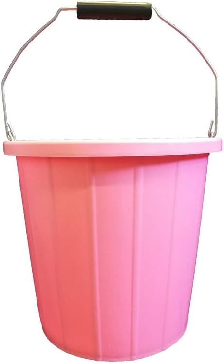 2 Gallon Builders Bucket 10 Litre – Heavy Duty Utility Bucket Mixing Pail with Sturdy Handle – Dual-Scale Markings – Perfect for Outdoor, Construction & Gardening Tasks