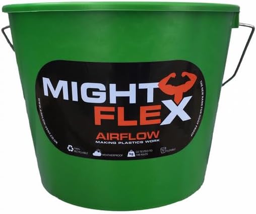 Mightyflex Mini Calf Bucket 2.5 Litre – Heavy Duty, Durable & Reusable – Gripper Handle – For Livestock Feeding, Gardening, Mixing, Cleaning
