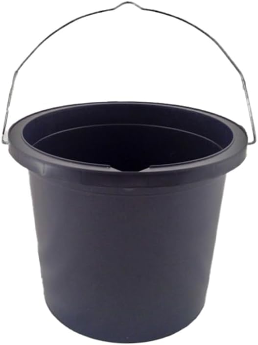 Plastic Paint Kettle – 1L, 2.5L & 5L – White or Black – Durable Plastic with Strong Metal Handle – Ideal for Paint, Solvents, Tools & Liquids – Suitable for DIY, Decorating, and Site Use