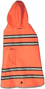 Sotnos Dog Raincoat with Removable Fleece Lining – Waterproof & Windproof Dog Jacket – Adjustable, Comfortable, Reflective for All Weather Protection