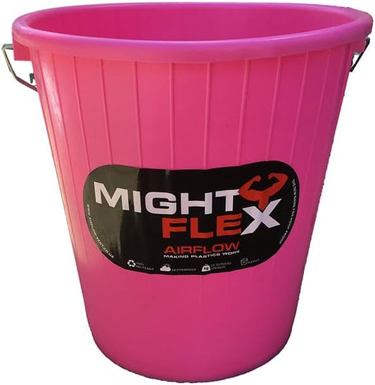 5L Mightyflex Calf Feeding Bucket – Heavy Duty Multi-Purpose Plastic Farm Tub – Reusable, Compact & Easy to Carry – For Livestock Feeding, Mixing, Gardening & More – Multiple Colours