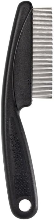 SOTNOS DOG FLEA COMB – Fine-Toothed Grooming Tool for Flea And Tick Removal – Comfortable Grip for Daily Grooming – Suitable for All Coat Types – Ideal for Dogs And Puppies of All Breeds