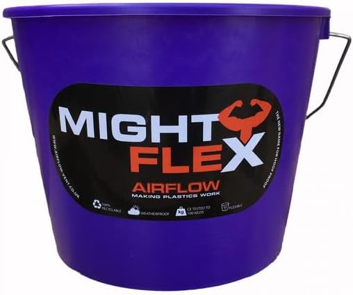 Mightyflex Mini Calf Bucket 2.5 Litre – Heavy Duty, Durable & Reusable – Gripper Handle – For Livestock Feeding, Gardening, Mixing, Cleaning