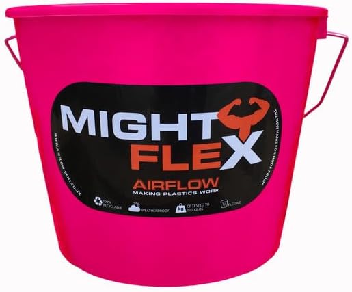 Mightyflex Mini Calf Bucket 2.5 Litre – Heavy Duty, Durable & Reusable – Gripper Handle – For Livestock Feeding, Gardening, Mixing, Cleaning