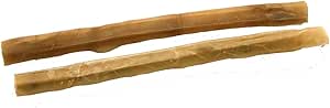 Rawhide Cigars for Dogs – Natural Beef-Flavored Rawhide Twist – Long-Lasting Chew Stick for Dental Support & Chewing – Ideal for Medium & Large Breeds – Available in 5" or 10" – Single Pack_Size -5"
