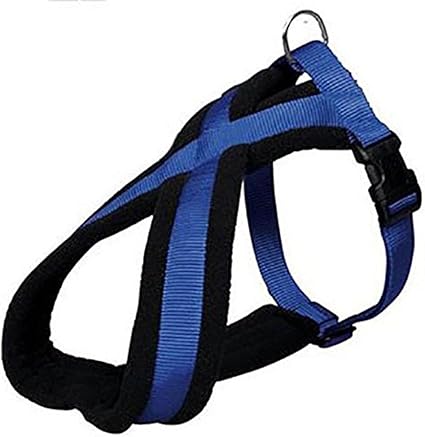 Trixie Premium Touren-Geschirr, L: 60–90 cm/25 mm, blau