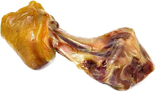 Mediterranean Mega Meaty Ham Bone for Dogs – Long-Lasting Treat Packed with Rich Protein –Natural Flavor – Keeps Dogs Engaged – Premium Chew for Medium to Large Breeds-Chewing treat for dogs