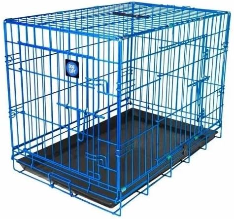 DOG LIFE DOG CRATES – Foldable Travel Den for Dogs – Lightweight Pop-Up Design – Ventilated Mesh Sides – Indoor Outdoor Use – Secure Resting Space
