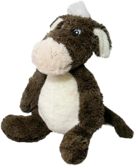 CUDDLY DONKEY Dog Toy – 40cm Super Soft Plush Donkey for Dogs – Built-In Squeaker – Ultra-Cuddly Textures – Gentle & Durable – Ideal Comfort Toy for Puppies and Dogs