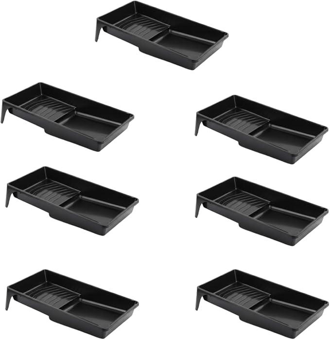 4 Inch Professional Plastic Roller Trays Decorators Painting Paint Tray
