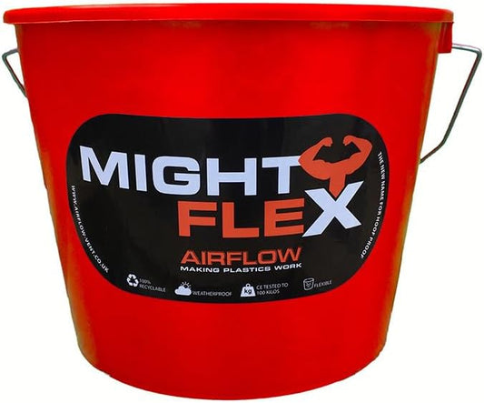 Mightyflex Mini Calf Bucket 2.5 Litre – Heavy Duty, Durable & Reusable – Gripper Handle – For Livestock Feeding, Gardening, Mixing, Cleaning