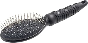 SOTNOS Single Sided Pin Brush for Dogs & Cats – Grooming Brush with Non-Slip Handle – Detangling, Shedding & Coat Care Tool – Ideal for Short to Long Hair