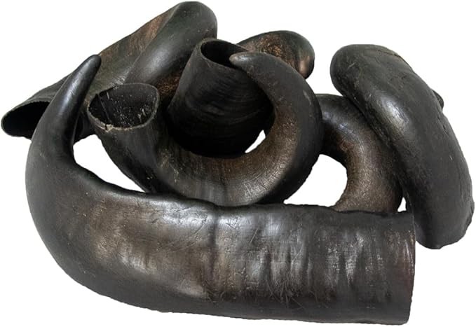 Wild Bites Buffalo Horns for Dogs – Natural Long-Lasting Chews for All Breeds-Air Dried Single Ingredient High Protein Dog Treats – Grain Free Flavourful Chew Snacks