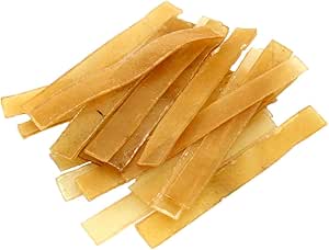 Dog Life Flats Rawhide, 6.5-Inch, 100-Count