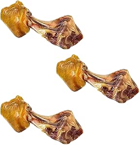 Mediterranean Mega Meaty Ham Bone for Dogs – Long-Lasting Treat Packed with Rich Protein –Natural Flavor – Keeps Dogs Engaged – Premium Chew for Medium to Large Breeds-Chewing treat for dogs