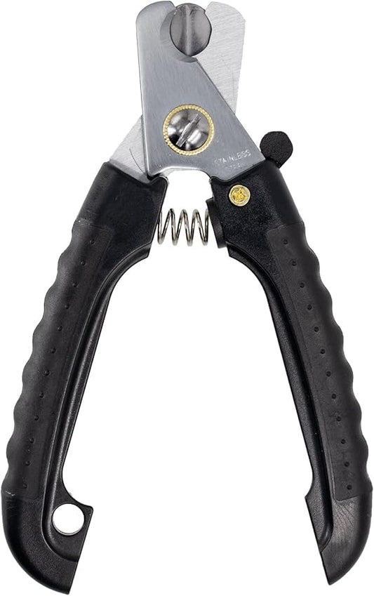 SOTNOS Dog Nail Clippers Black Colour Professional Pet Nail Trimmer Sharp Stainless-Steel Blades Comfortable Ergonomic Handle Safe Precise Grooming Tool for Small Medium-Large Dogs Easy to Use Durable