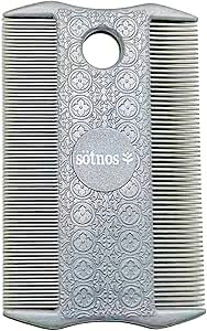 SOTNOS Plastic Flea Comb for Pets Grooming Fine Teeth Removes Fleas Ticks Lice and Dirt Gentle Durable Lightweight for Dogs Cats Puppies and Small Animals Easy Clean Handle for Comfortable Use
