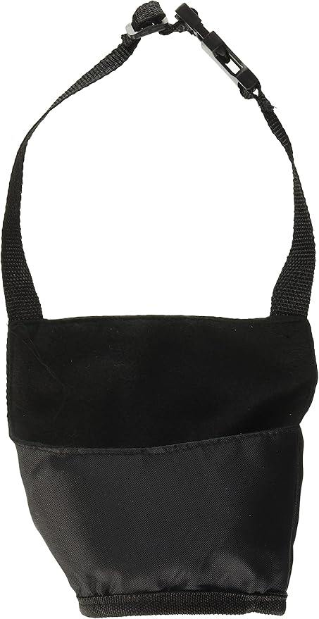 TRIXIE Muzzle loop for dogs - 35 cm basket circumference - 9 cm basket length - e.g. for visits to the vet or train journeys - infinitely adjustable neck strap - snap fastener - 1925