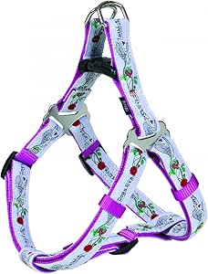 Faithfully Modern Art harness , XL: 80–100 cm/25 mm, Berry/White