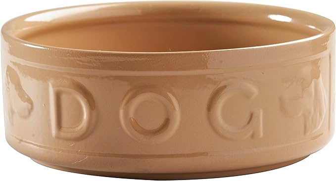 Mason Cash Cane Dog Bowl 20cm Large Stoneware Pet Bowl, 1.6 Litre Capacity, Classic Design, Dishwasher & Microwave Safe, Ideal for Food and Water