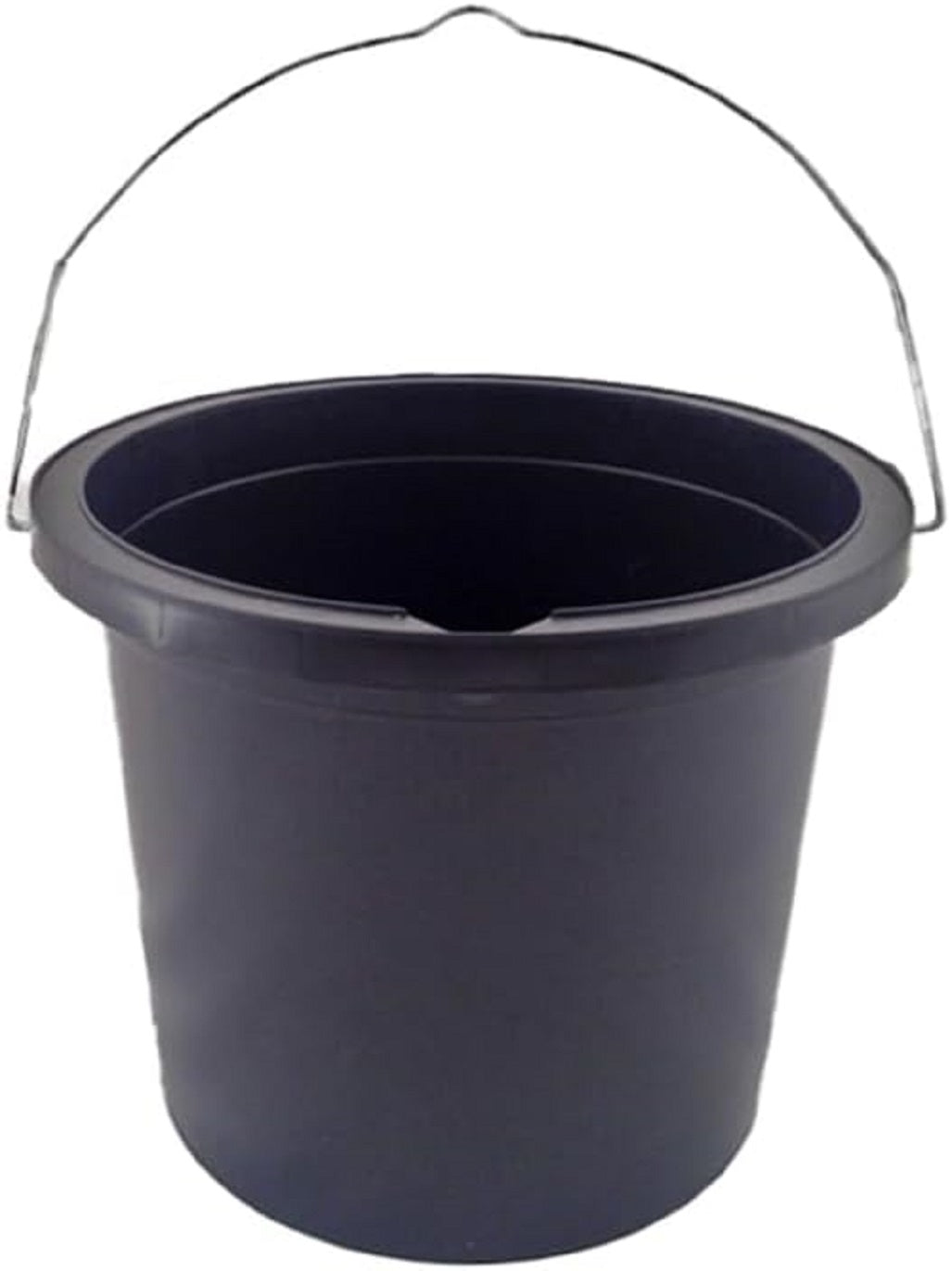 Plastic Paint Kettle 1L and 2.5L with Metal Handle, Durable Plastic Black and White