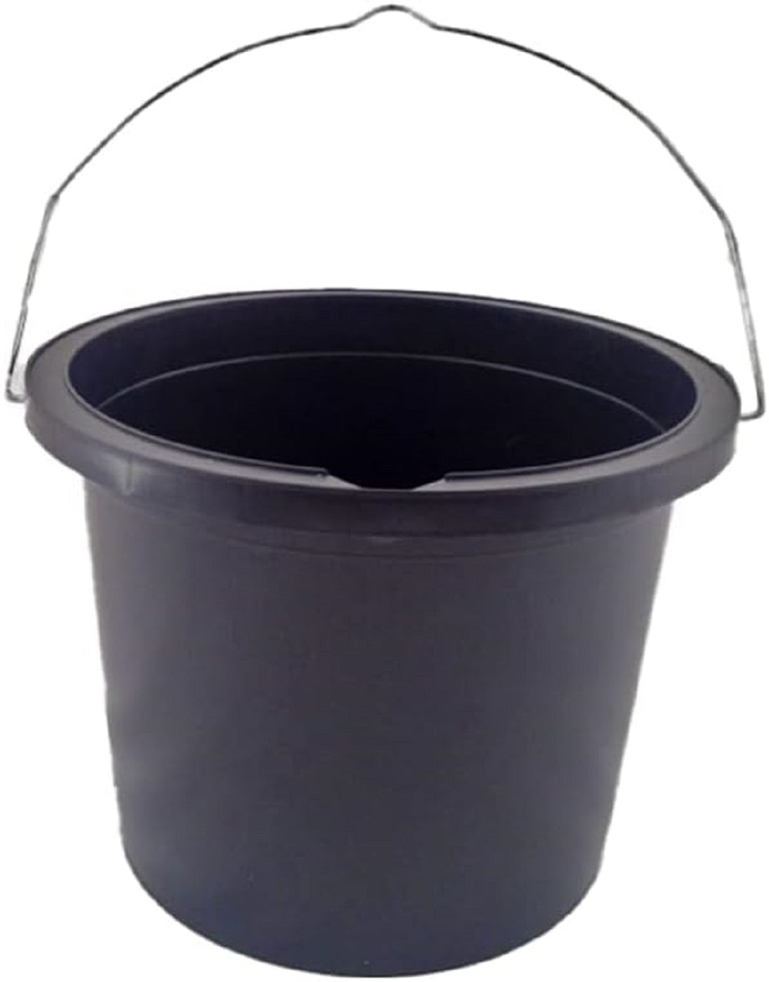Plastic Paint Kettle 1L and 2.5L with Metal Handle, Durable Plastic Black and White