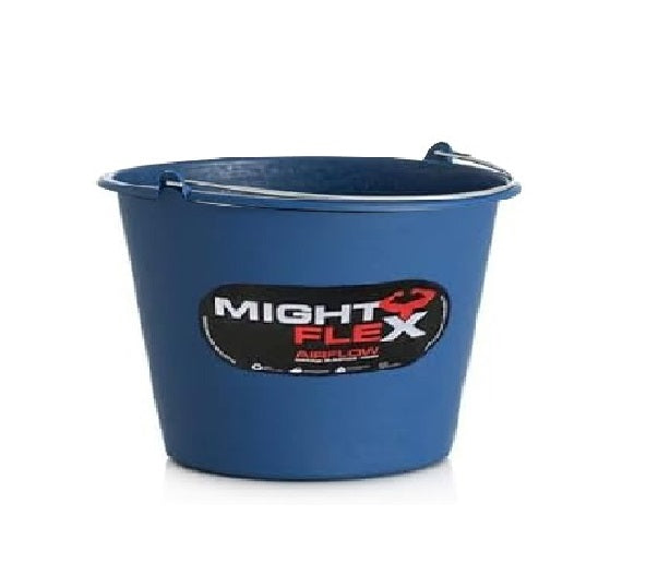 7L Blue Multi-Purpose Plastic Utility Bucket with Metal Handle Durable & Lightweight