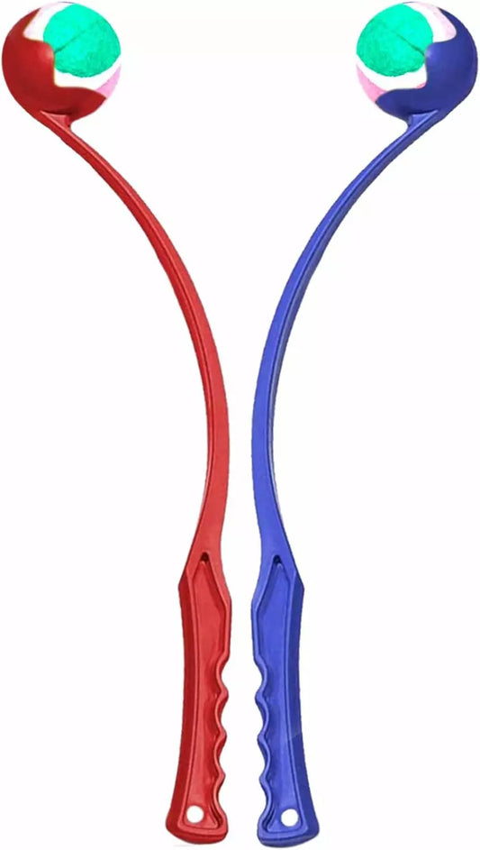 Dog Life Tennis Ball Launcher in Blue or Red, 2 sizes available