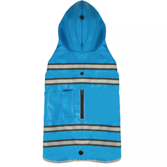 Sotnos Dog Raincoat, Blue,