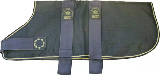Outhwaite Padded Dog Coat, 26-inch, Navy Blue