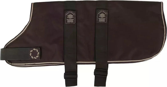 Animate 28inch padded waterproof dog coat , brown