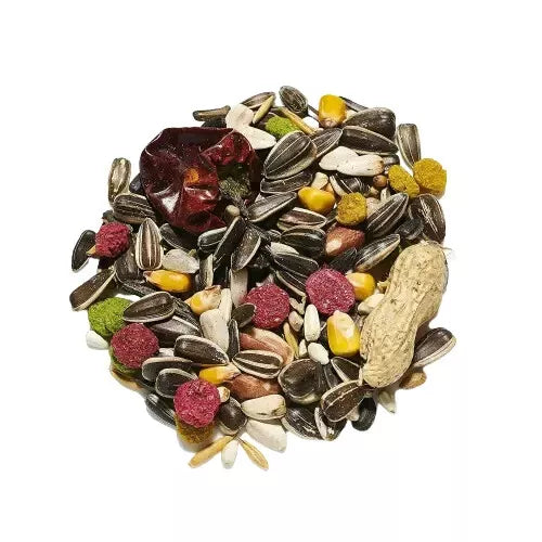 Johnston & Jeff Premium Quality Parrot Food.