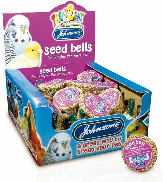 Jvp Treat2eat Budgie Seed Bell 34g (Pack of 27)