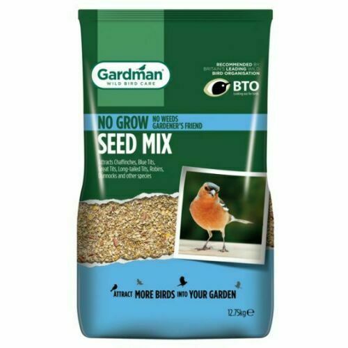Gardman No Grow Seed Mix Wild Bird Food 12.75kg