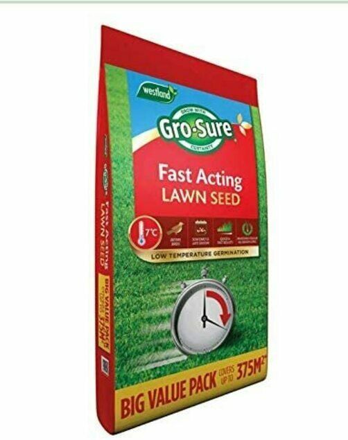 Westland Gro-Sure Fast Acting Lawn Seed 375SQM Bag