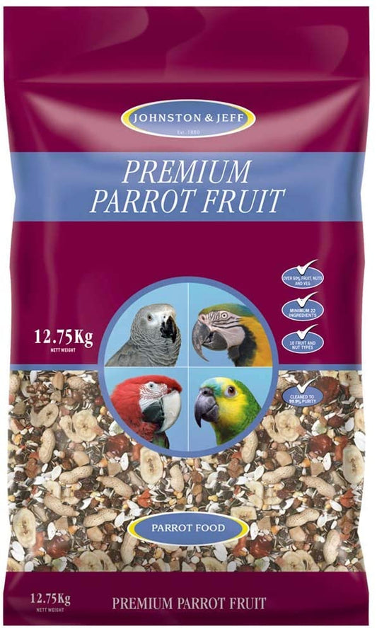 Johnston & Jeff Fruit Premium Parrot Food, 12.75 kg